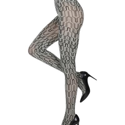Women's Tower Line Opaque Nylon Tights